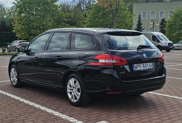 Peugeot 308 cena 50900 przebieg: 96300, rok produkcji 2019 z Pruszków małe 704